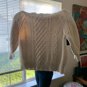 H&M cable knit sweater